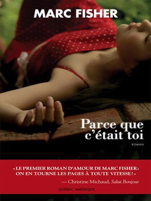 cover image of Parce que c'était toi